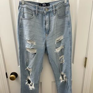 hollister mom jeans